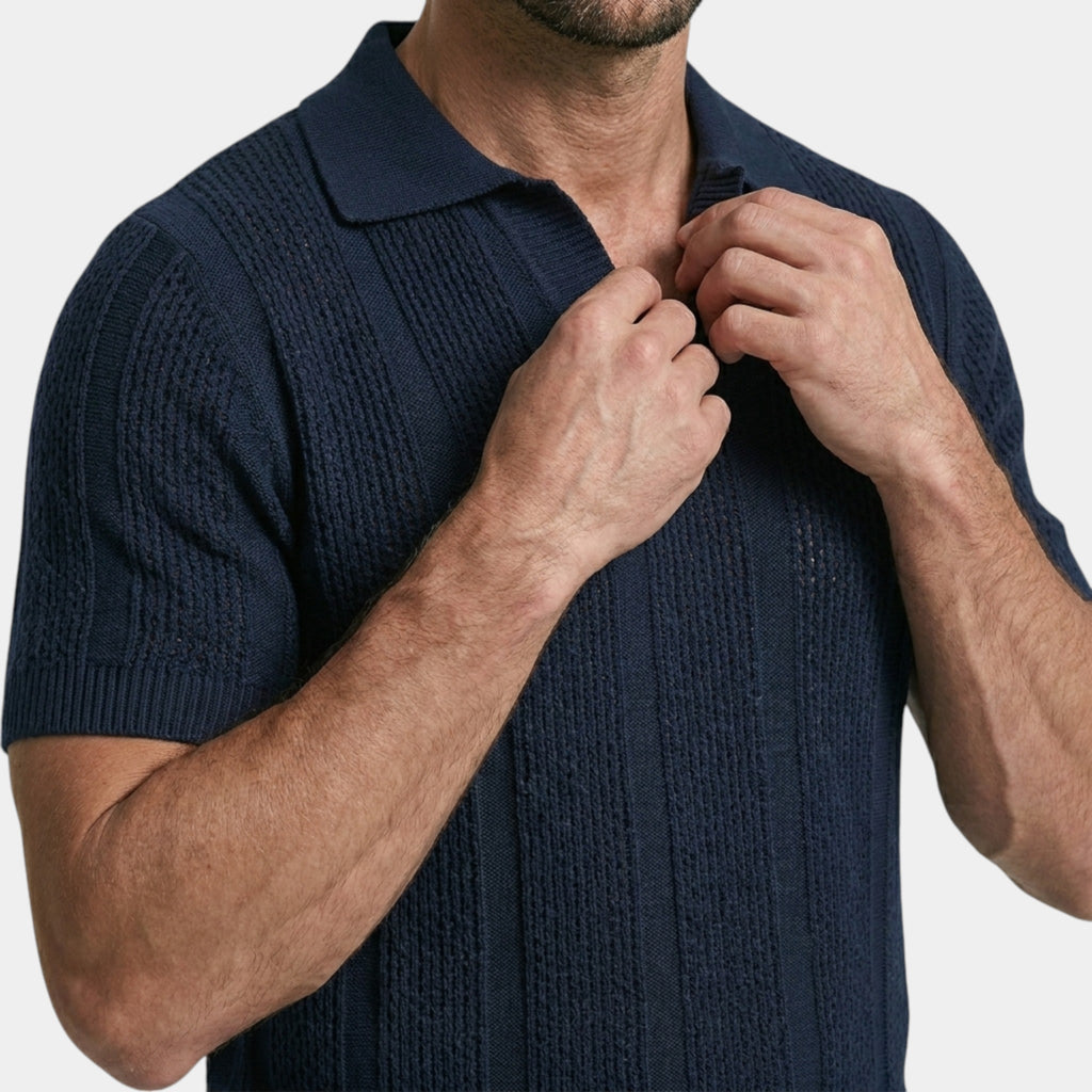 Armaxio | Men’s Premium Knitted Polo Shirt