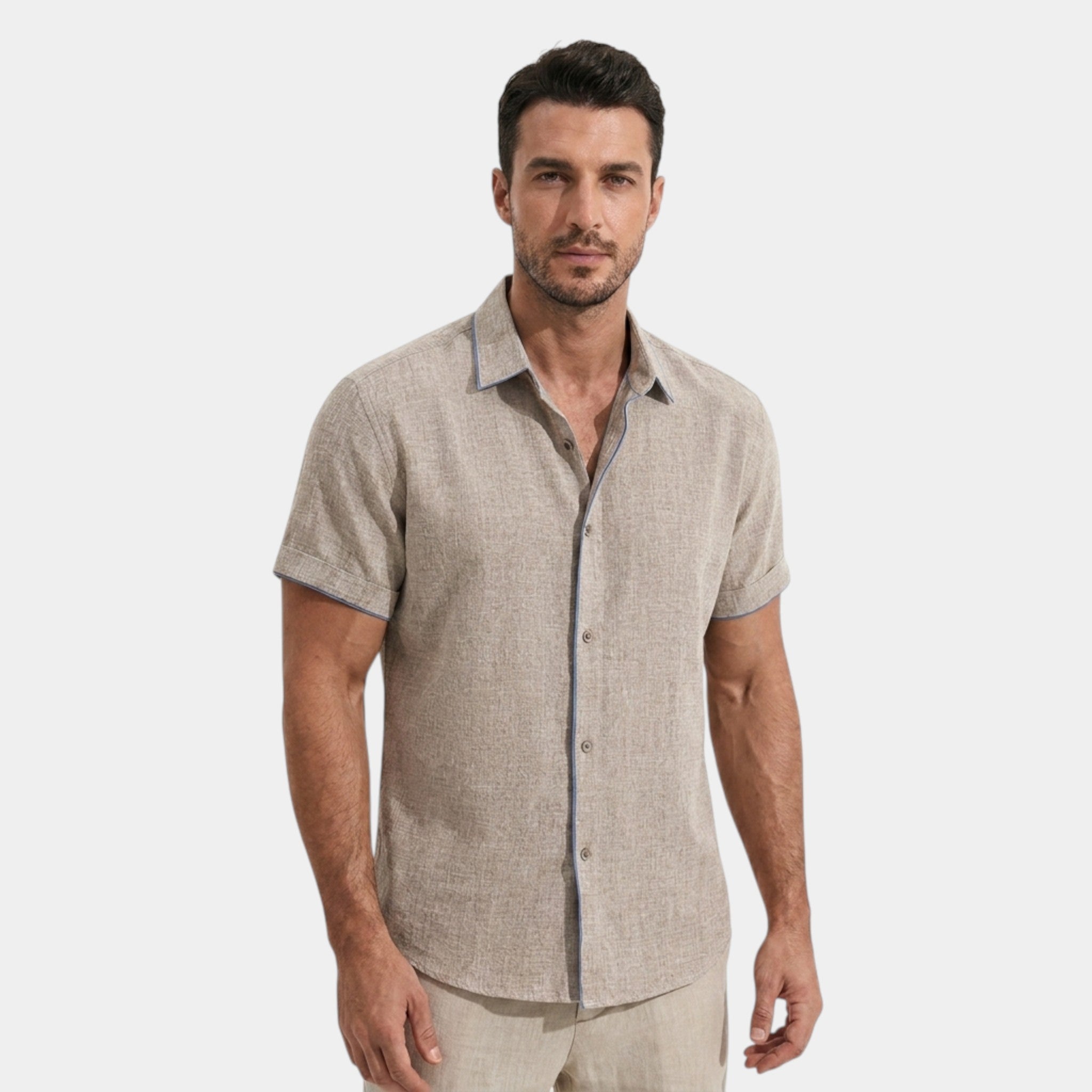Armaxio | Men’s Lightweight Button Up Shirt Summer Casual