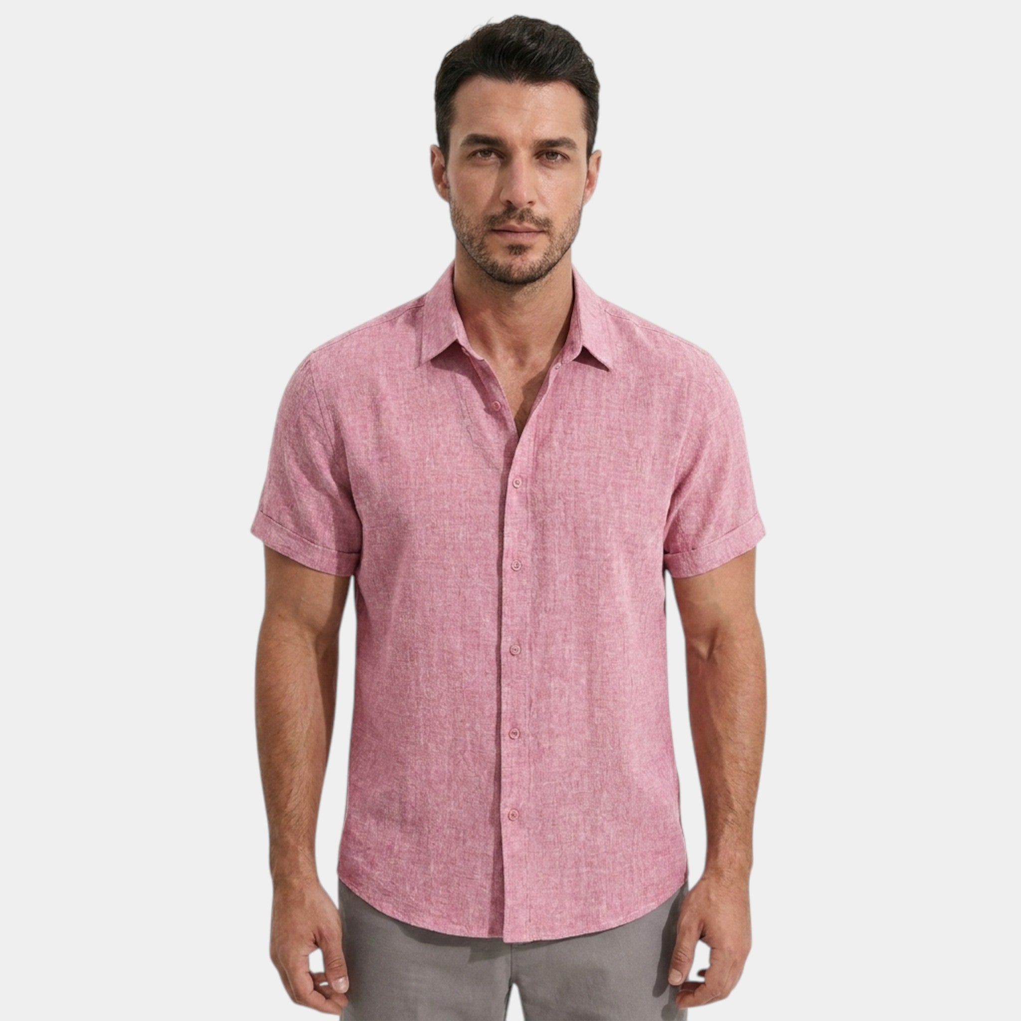 Armaxio | Men’s Lightweight Button Up Shirt Summer Casual