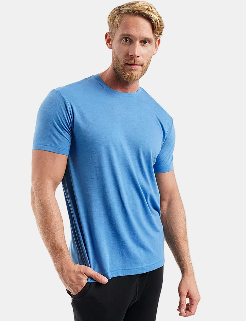 Armaxio | Men's Merino Wool Base Layer T-Shirt Quick Dry Knit