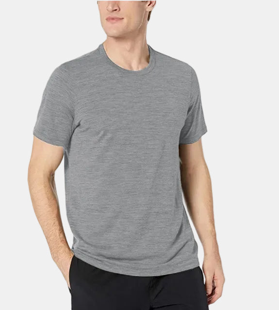 Armaxio | Men's Merino Wool Base Layer T-Shirt Quick Dry Knit