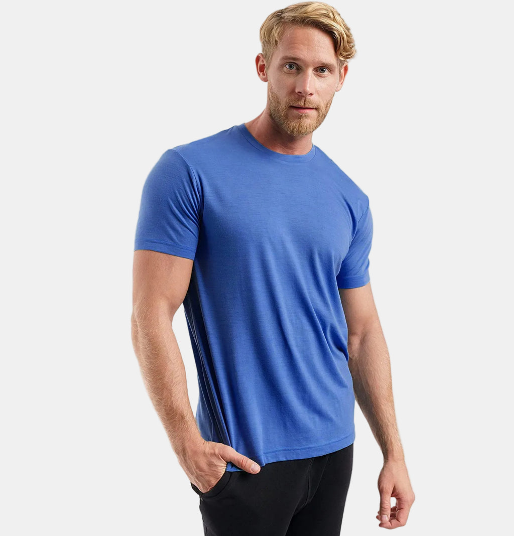 Armaxio | Men's Merino Wool Base Layer T-Shirt Quick Dry Knit