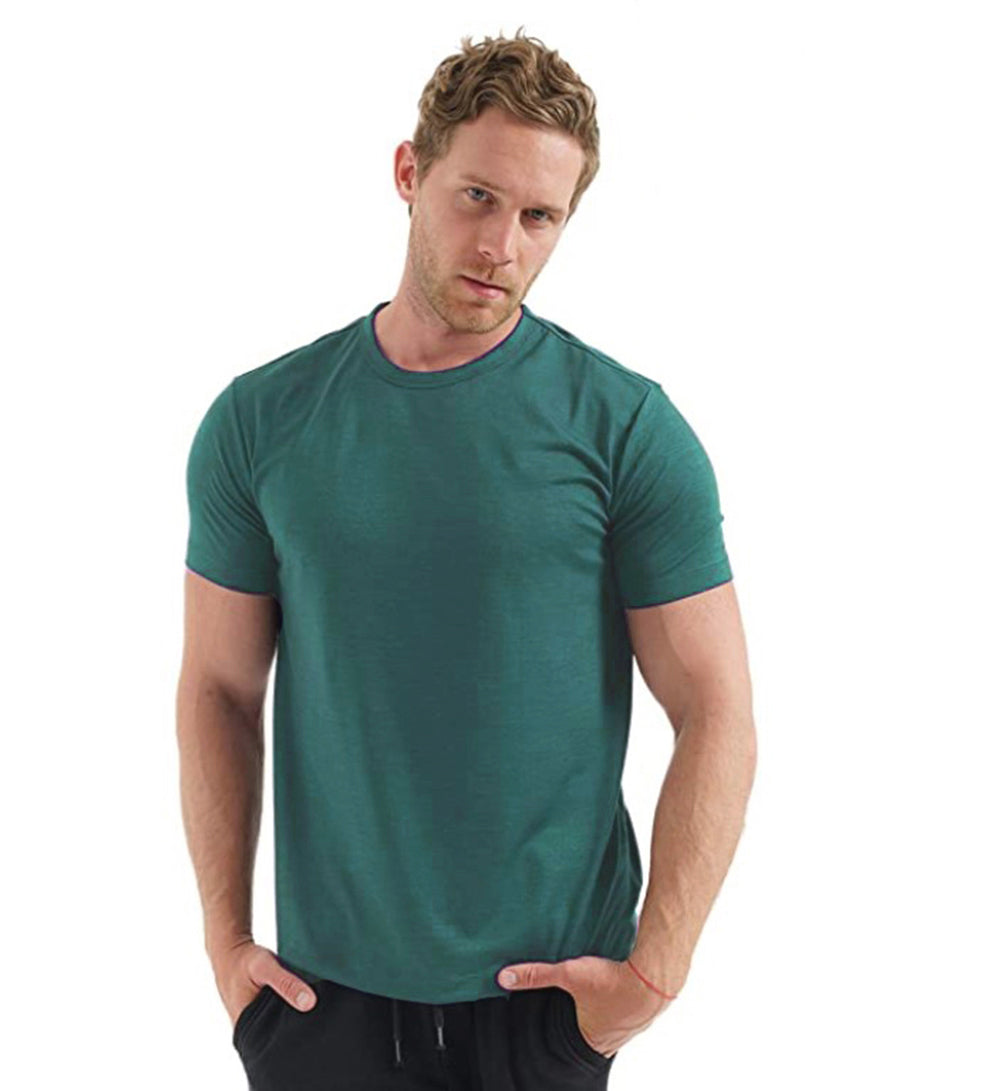 Armaxio | Men's Merino Wool Base Layer T-Shirt Quick Dry Knit