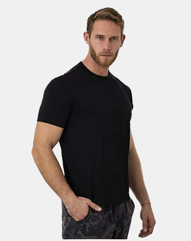Armaxio | Men's Merino Wool Base Layer T-Shirt Quick Dry Knit