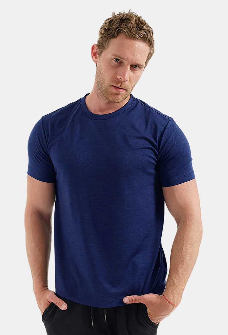 Armaxio | Men's Merino Wool Base Layer T-Shirt Quick Dry Knit