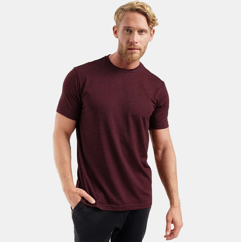 Armaxio | Men's Merino Wool Base Layer T-Shirt Quick Dry Knit