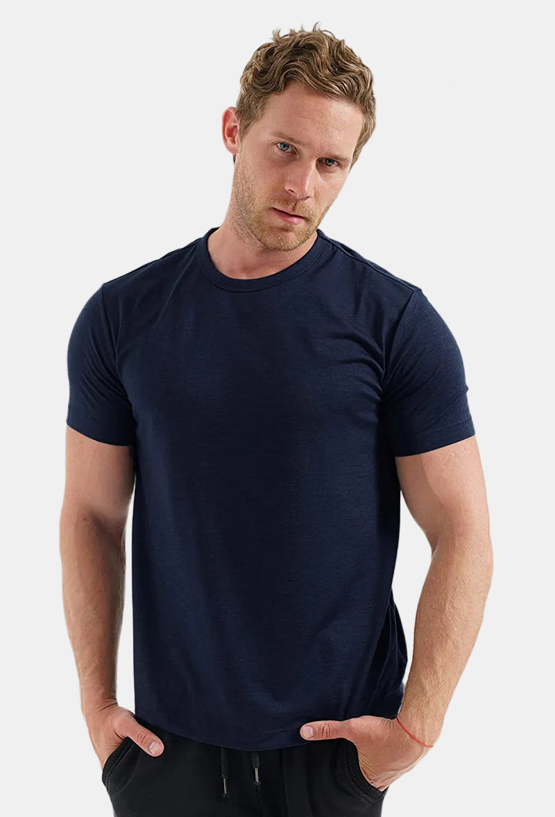 Armaxio | Men's Merino Wool Base Layer T-Shirt Quick Dry Knit