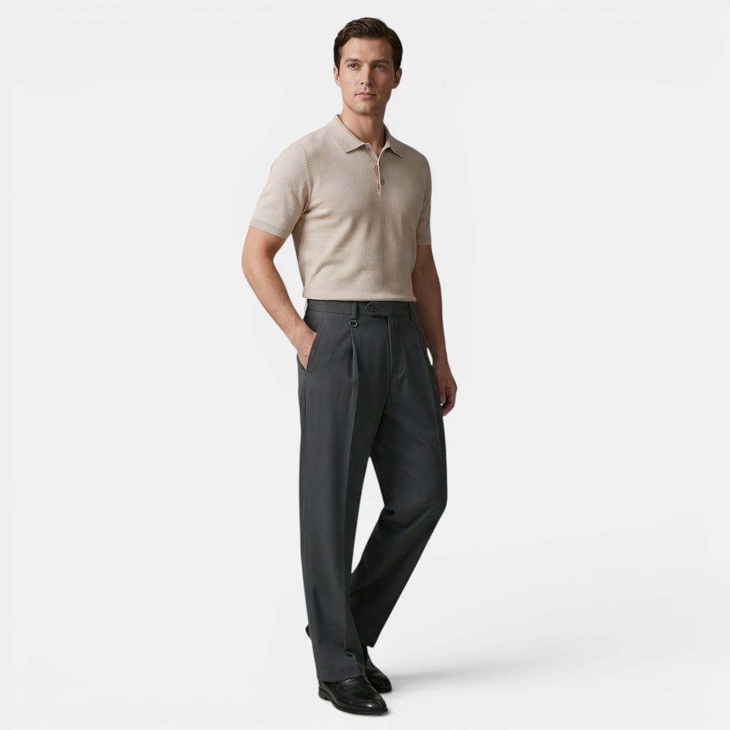 Armaxio | Men's Straight Leg Business Casual Pants