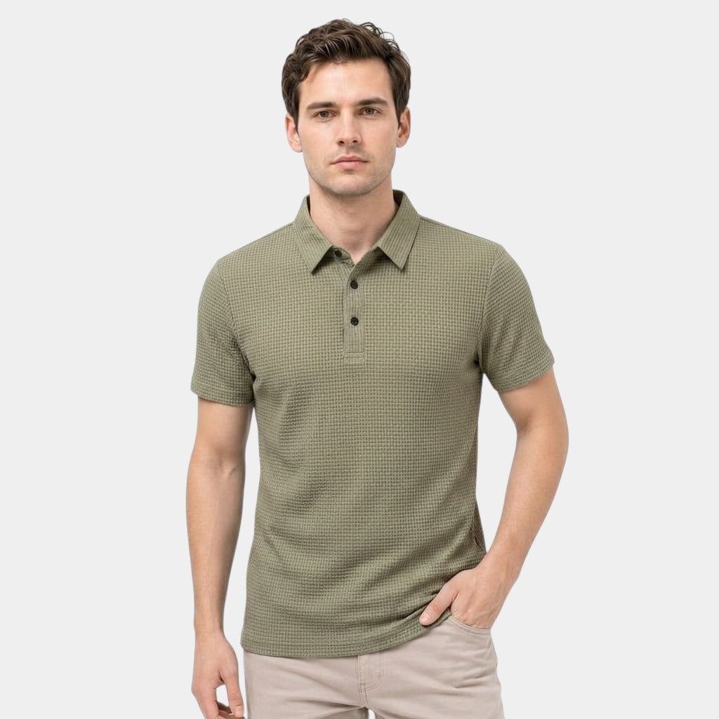 Armaxio | Men’s Polo Shirt Short Sleeve Breathable Summer Casual