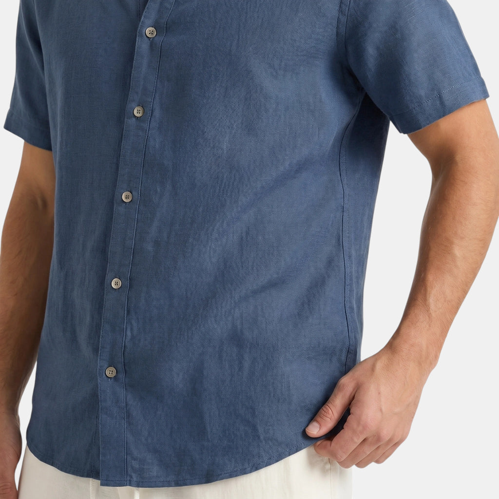 Armaxio | Men's Grandad Collar Shirt and Trousers Set