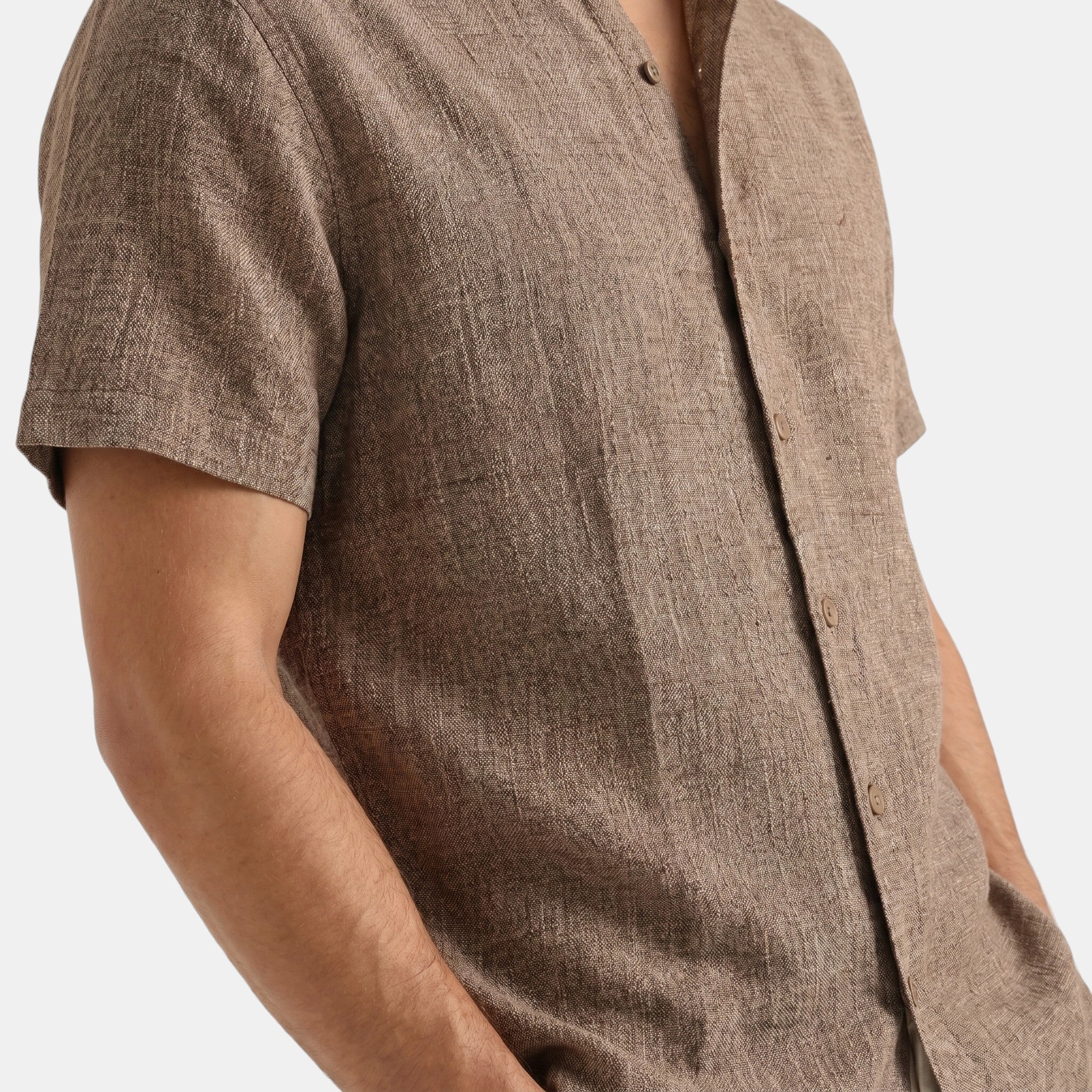 Armaxio | Men's Grandad Collar Shirt and Trousers Set