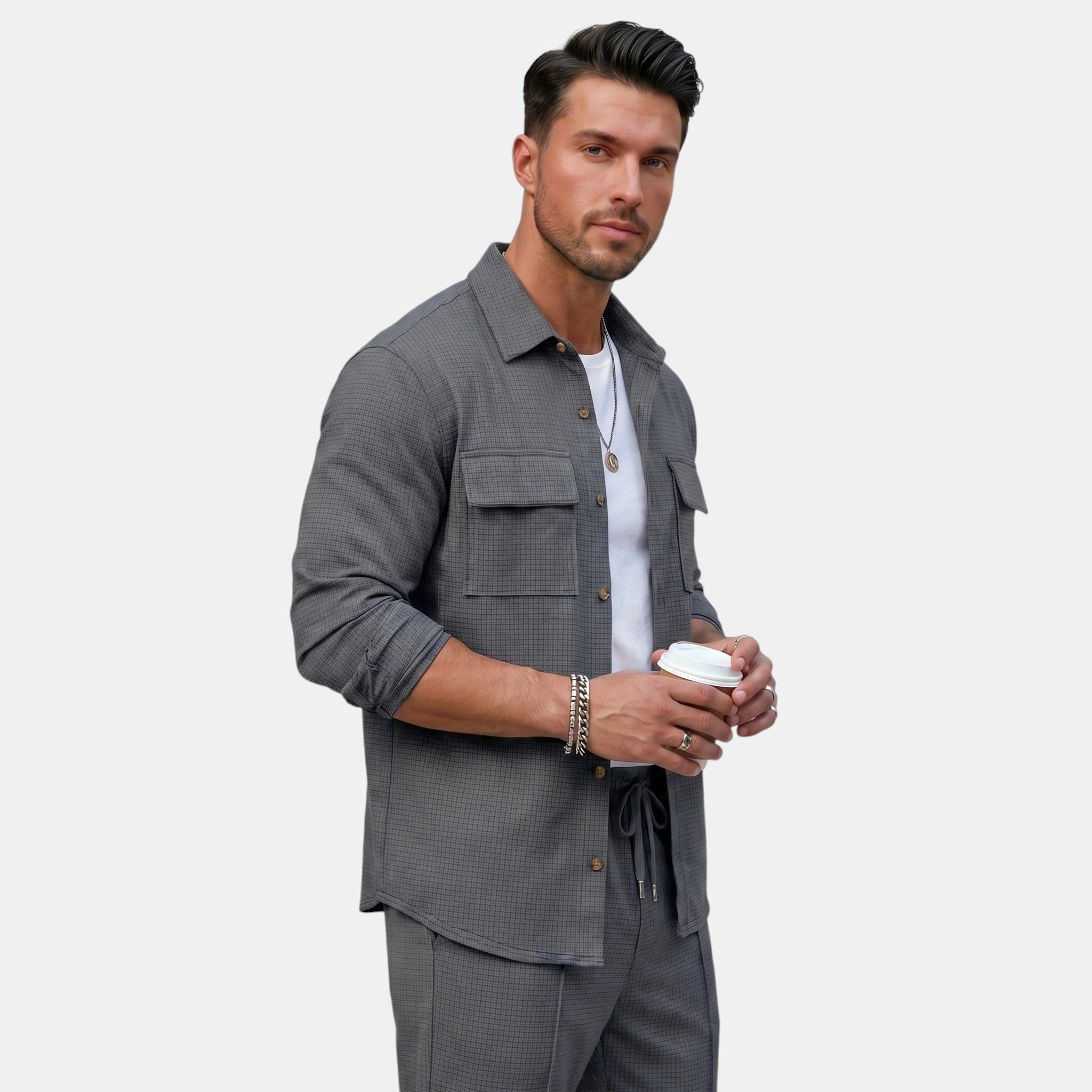 Armaxio | Men's Long Sleeve Jacket And Pants Set