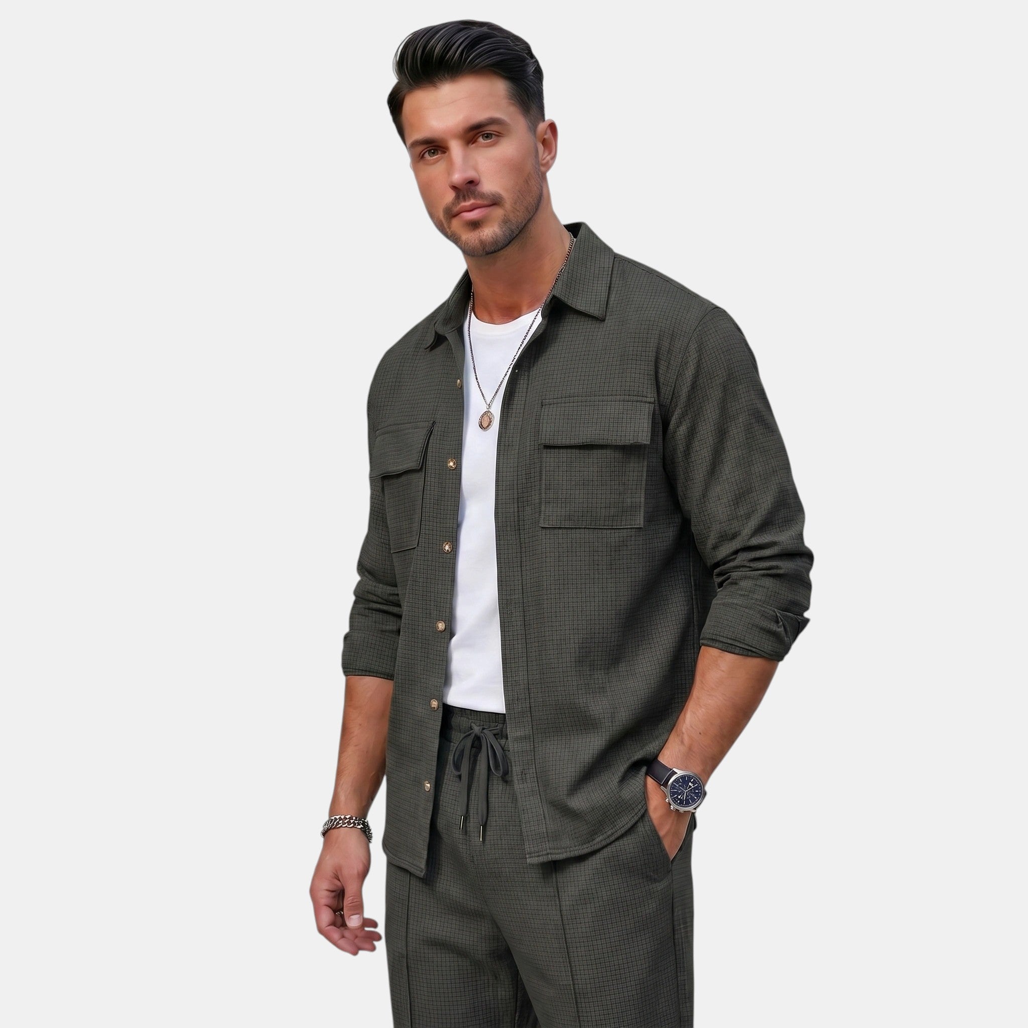 Armaxio | Men's Long Sleeve Jacket And Pants Set