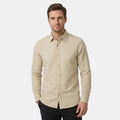 Armaxio | Men's Long Sleeve Single Breasted Stand Collar Shirt