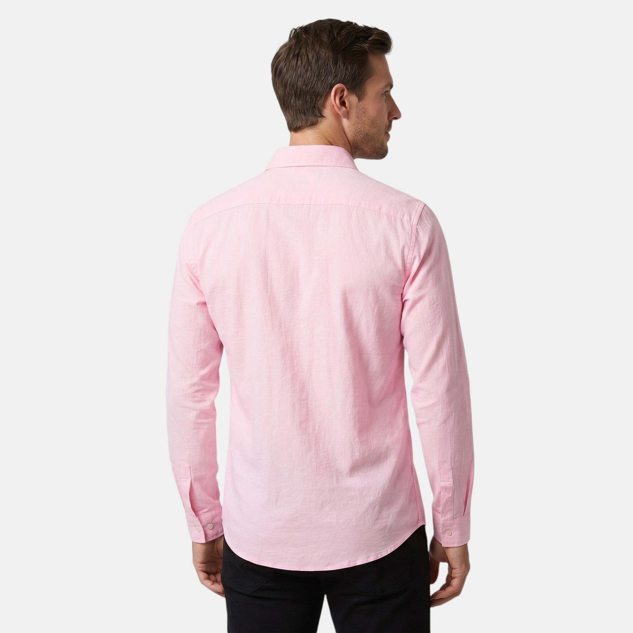 Armaxio | Men's Long Sleeve Single Breasted Stand Collar Shirt