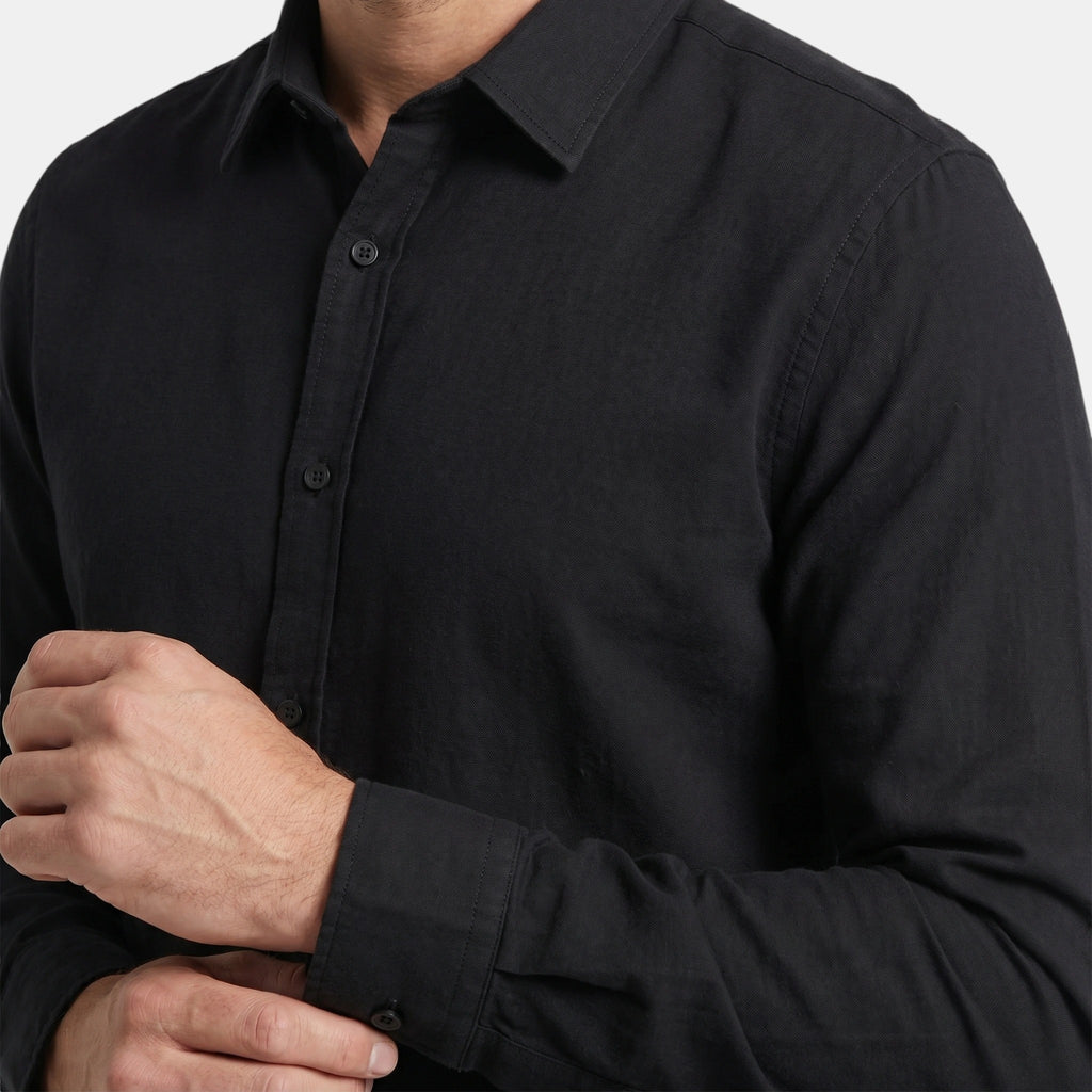 Armaxio | Men's Long Sleeve Single Breasted Stand Collar Shirt