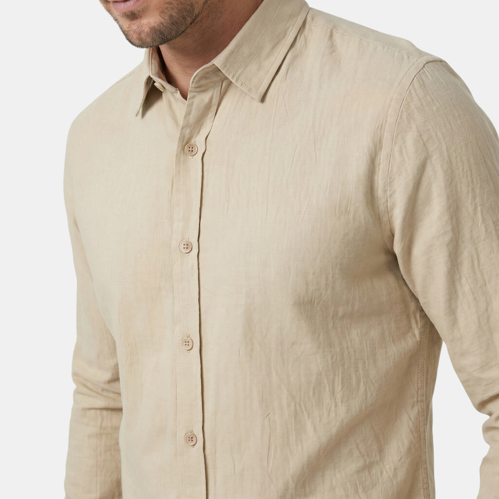 Armaxio | Men's Long Sleeve Single Breasted Stand Collar Shirt