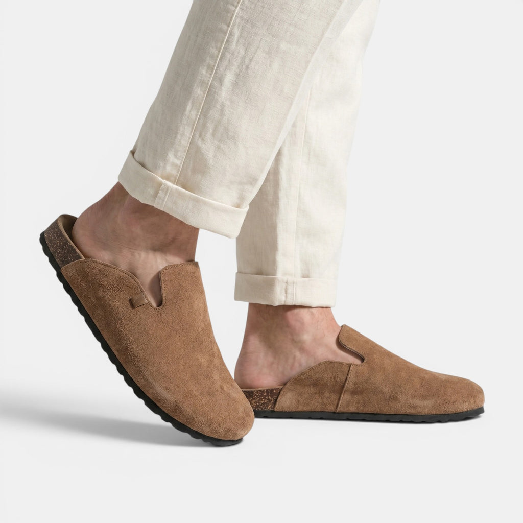 Armaxio | Men's Round Toe Slip On Mule Shoes