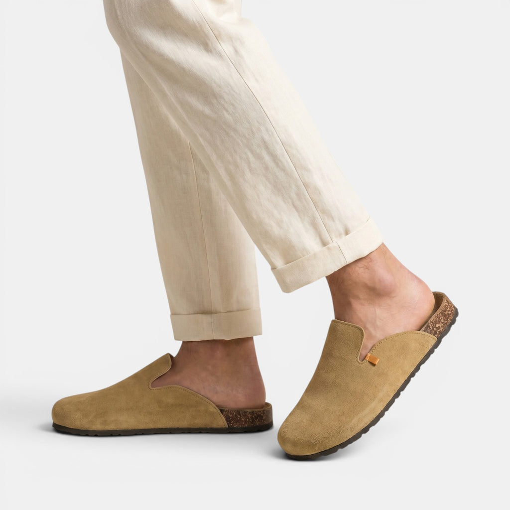 Armaxio | Men's Round Toe Slip On Mule Shoes