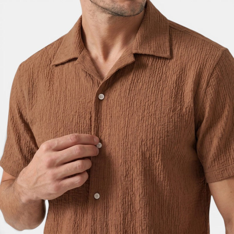 Armaxio | Men's Short Sleeve Button Up Shirt