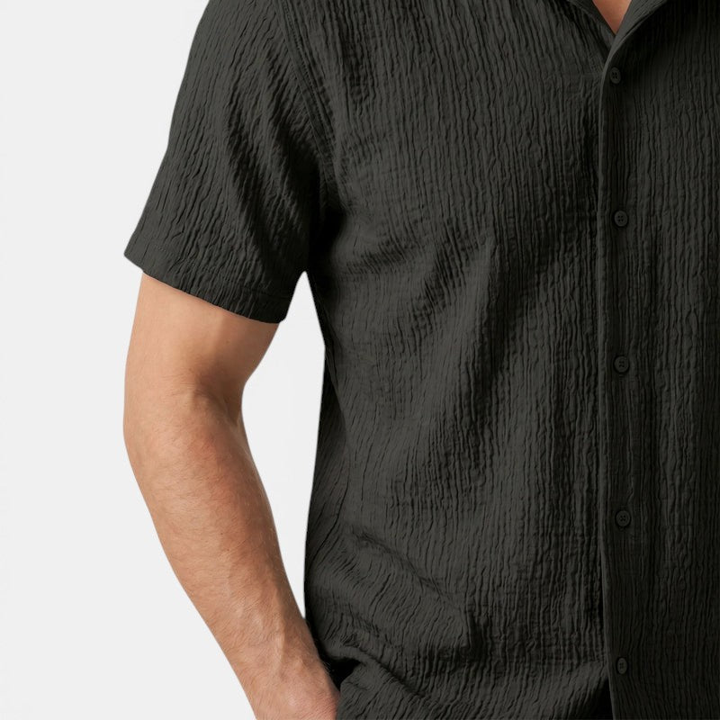 Armaxio | Men's Short Sleeve Button Up Shirt