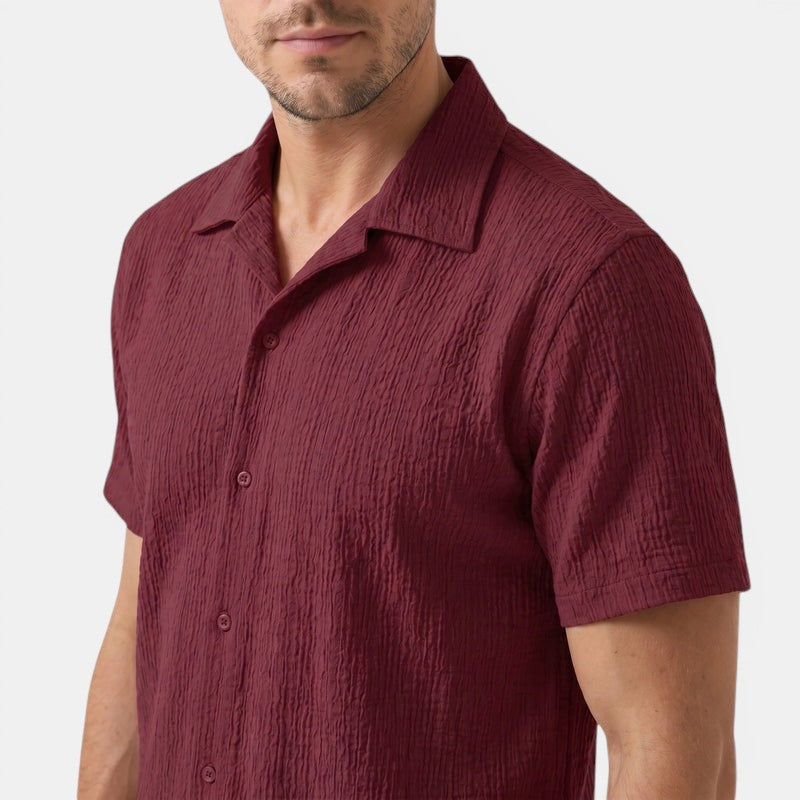 Armaxio | Men's Short Sleeve Button Up Shirt