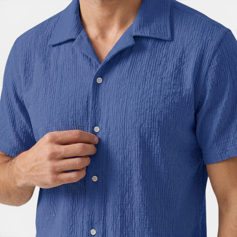 Armaxio | Men's Short Sleeve Button Up Shirt