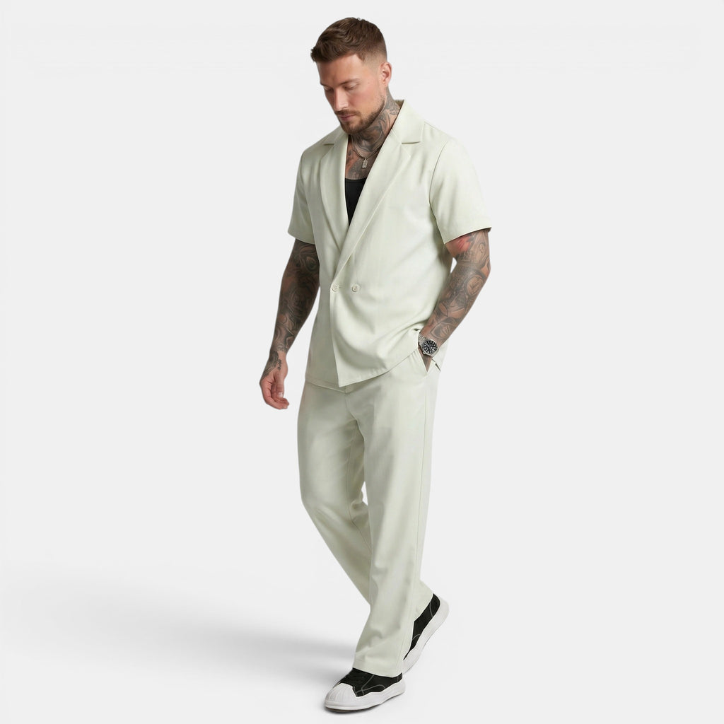 Armaxio | Men's Short Sleeve Shirt and Trousers Co Ord Set