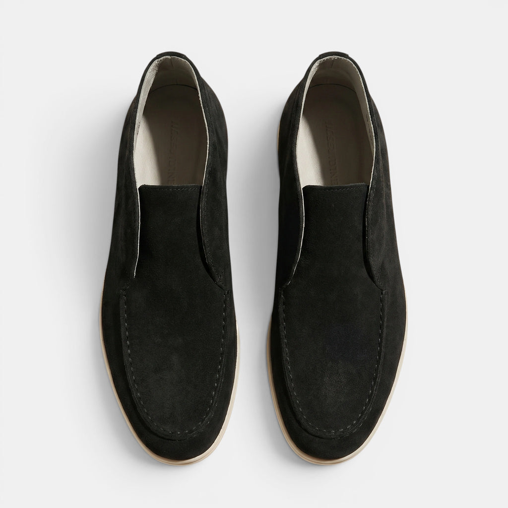 Armaxio | Men's Slip-On Suede Shoes with Round Toe