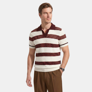 Maroon/White