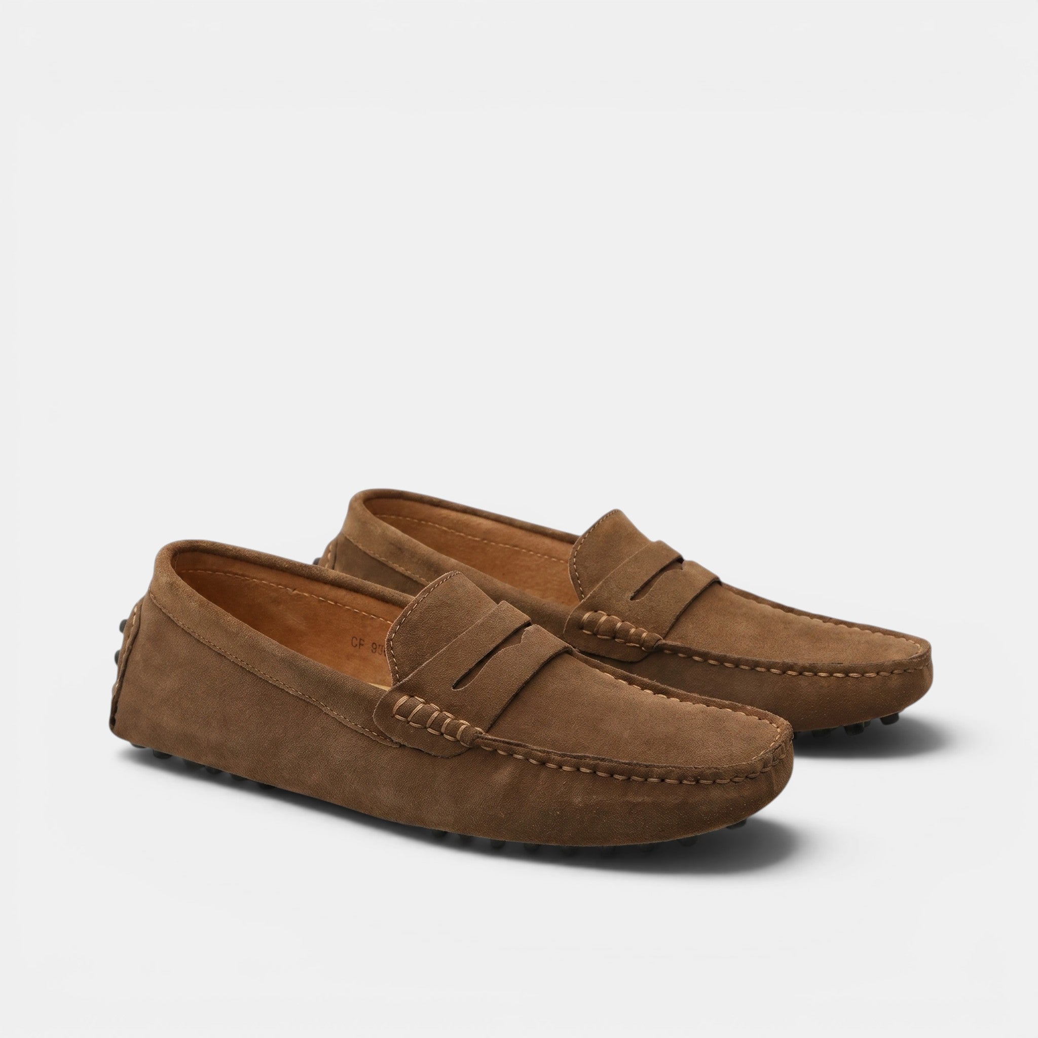 Armaxio | Men's Suede Driver Loafers with Slip-On Design