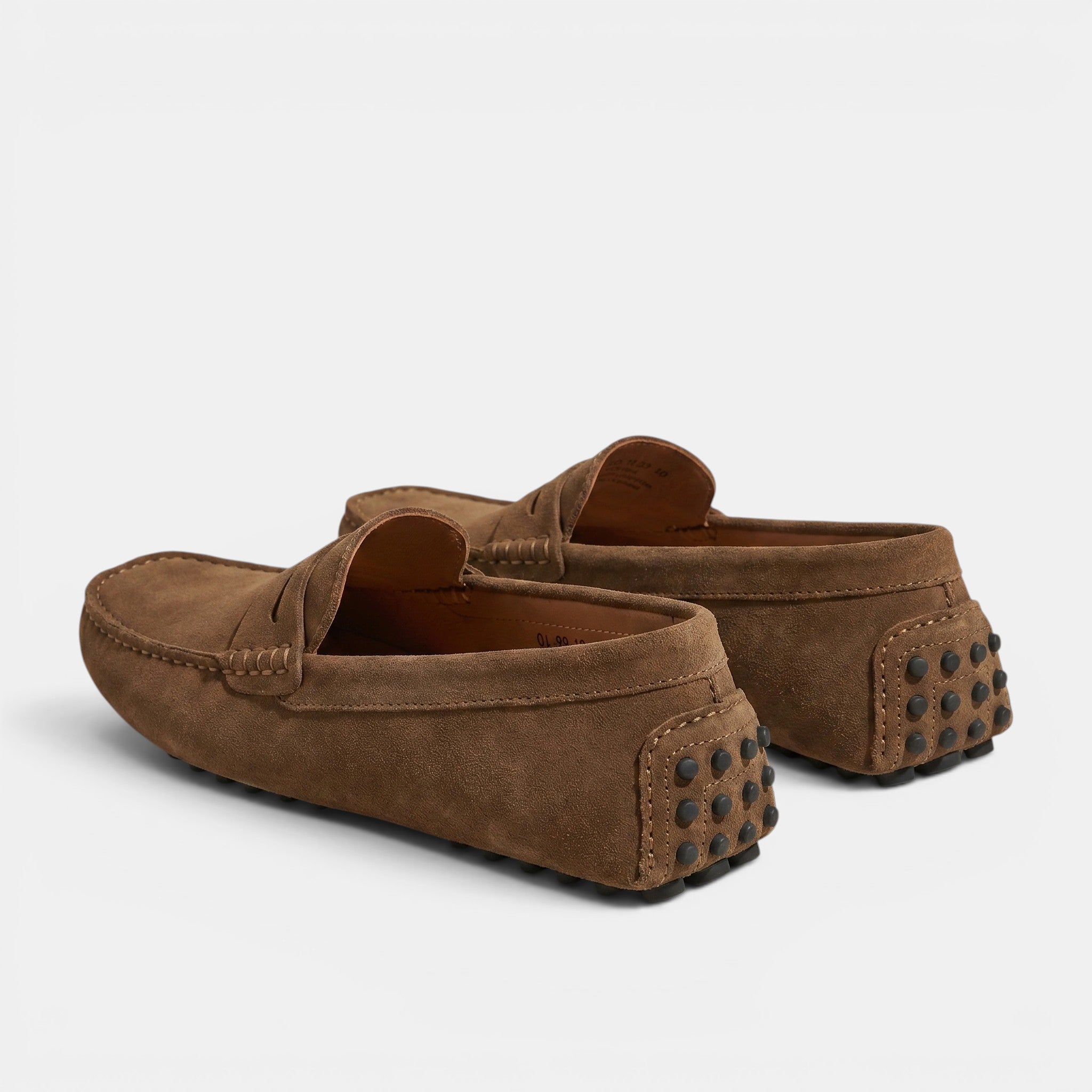 Armaxio | Men's Suede Driver Loafers with Slip-On Design