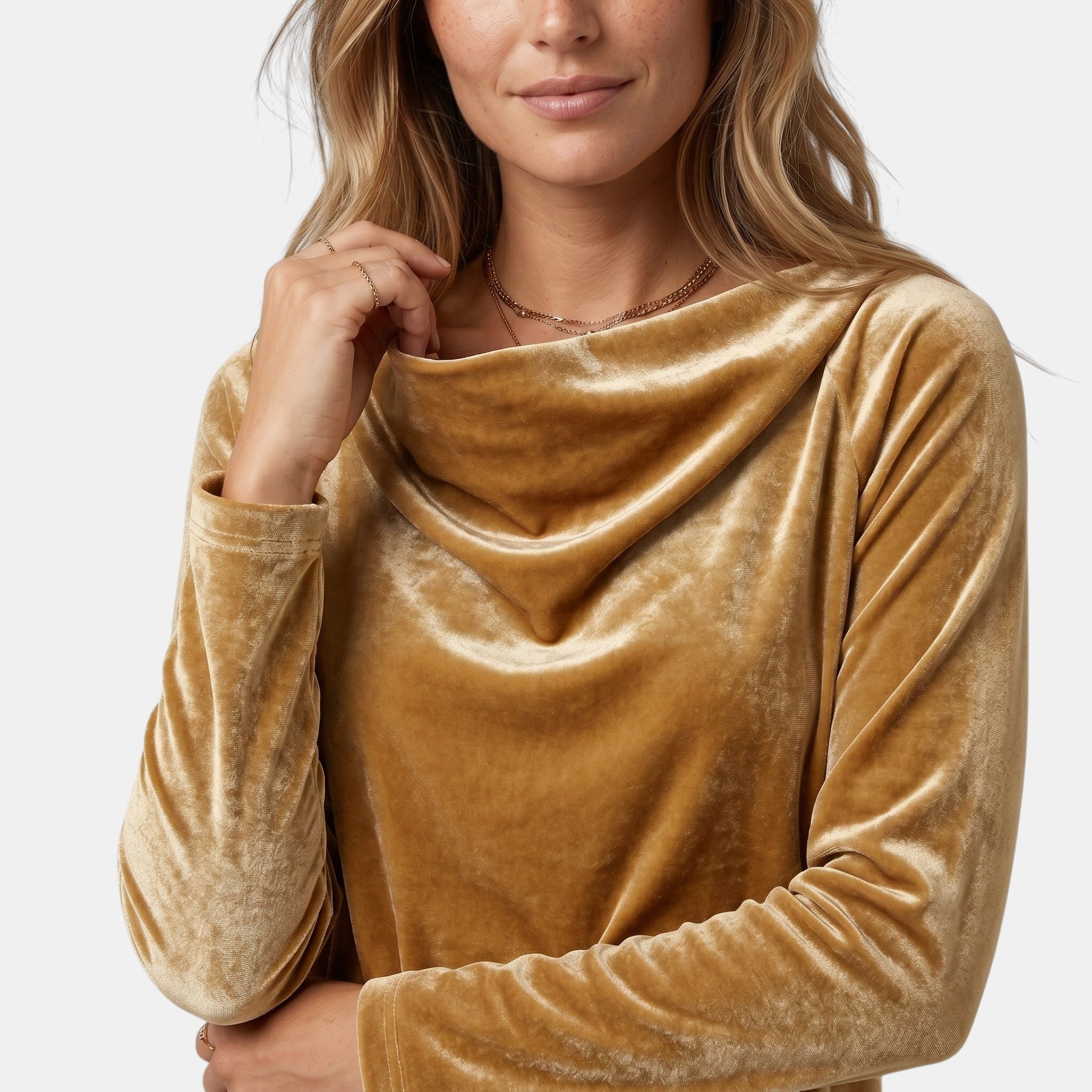 Armaxio | Women's Cowl Neck Blouse