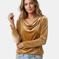 Armaxio | Women's Cowl Neck Blouse