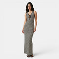 Armaxio | Women's Crochet Midi Dress Sleeveless Mono Design