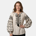 Armaxio | Women's Folk Style Embroidered Blouse