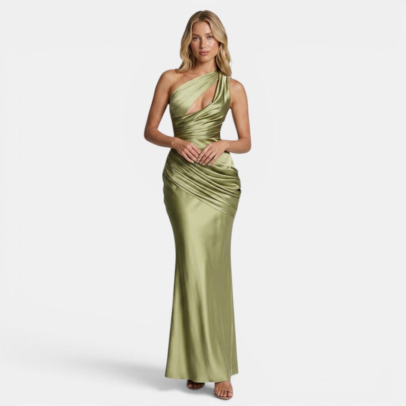 Armaxio | Women's One Shoulder Mermaid Maxi Dress