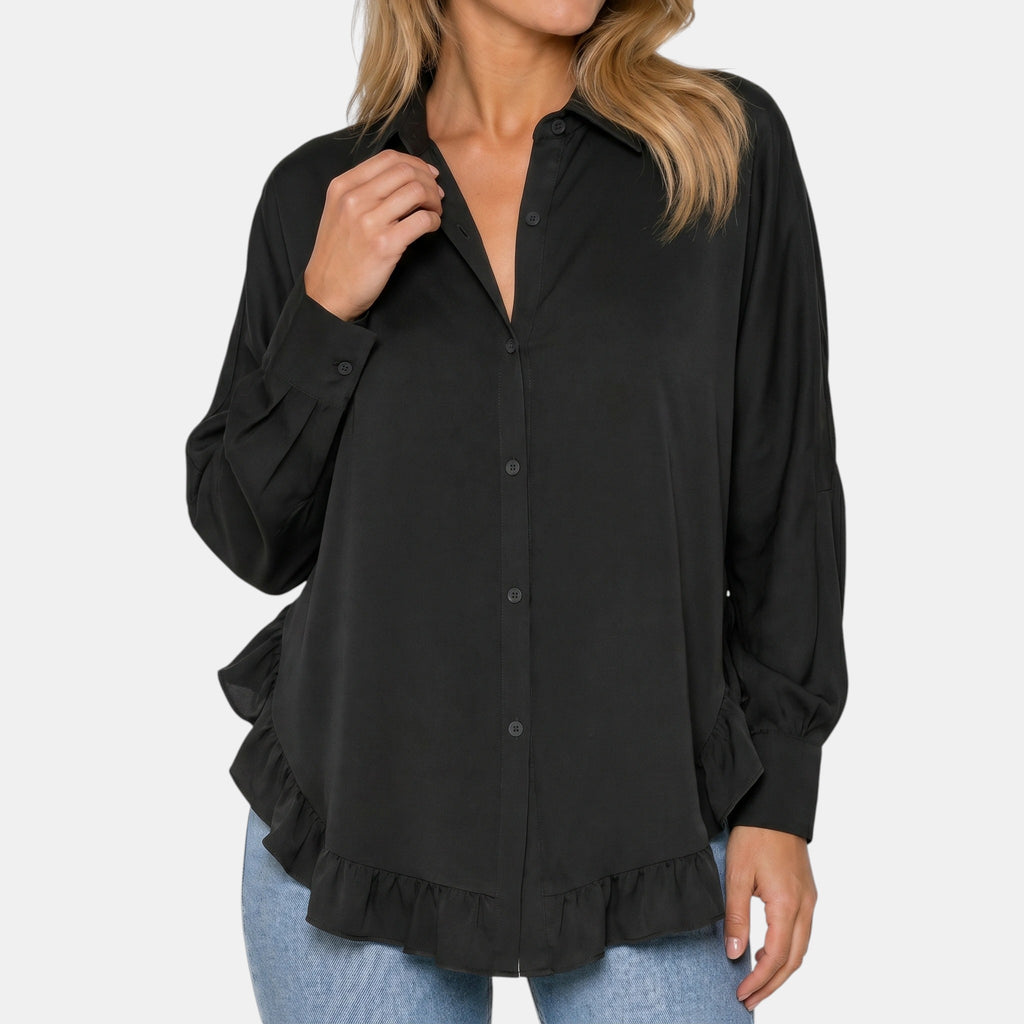 Armaxio | Women's Oversized Button Front Blouse