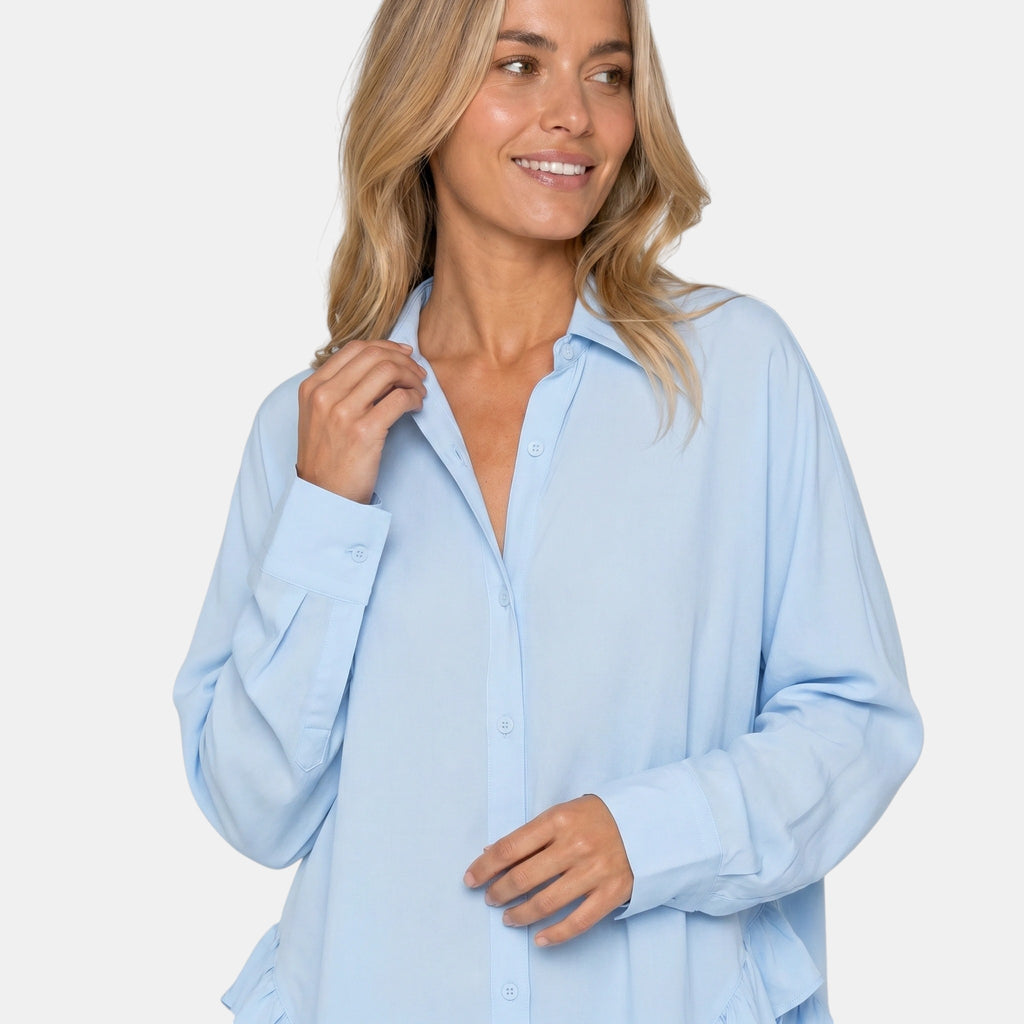 Armaxio | Women's Oversized Button Front Blouse