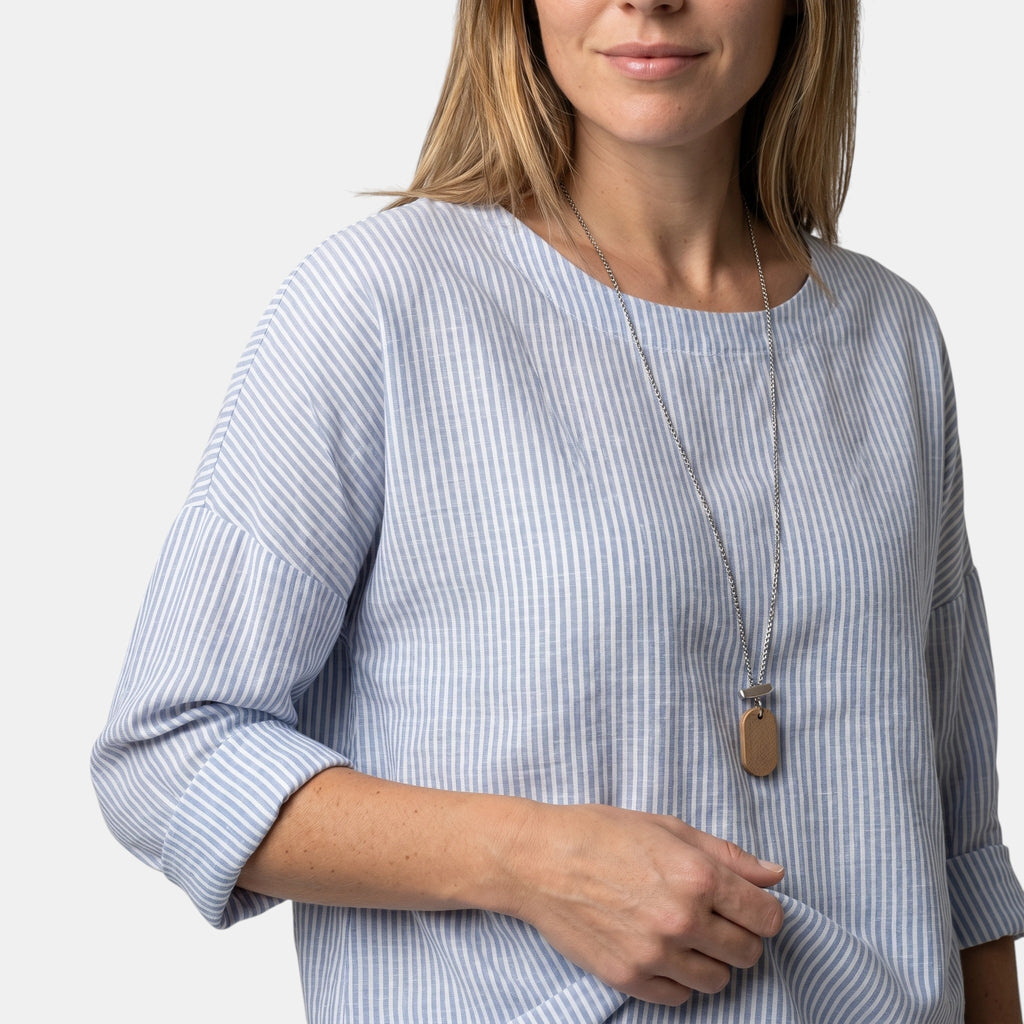 Armaxio | Women's Relaxed Fit Stripe Blouse