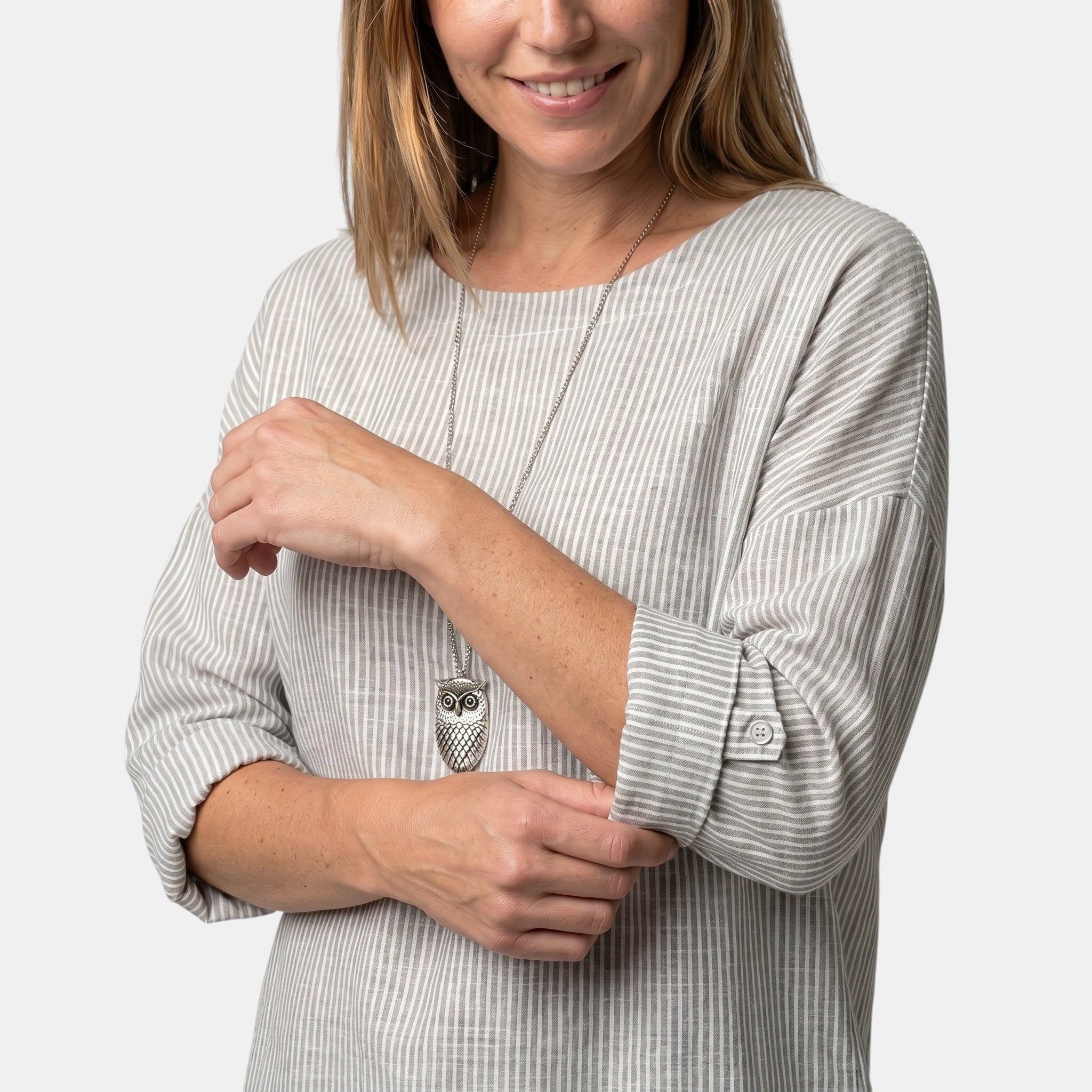 Armaxio | Women's Relaxed Fit Stripe Blouse