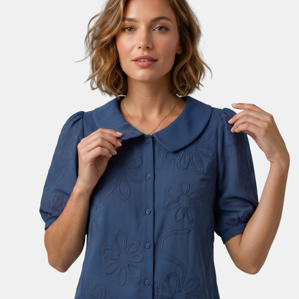 Armaxio | Women's V Neck Floral Top