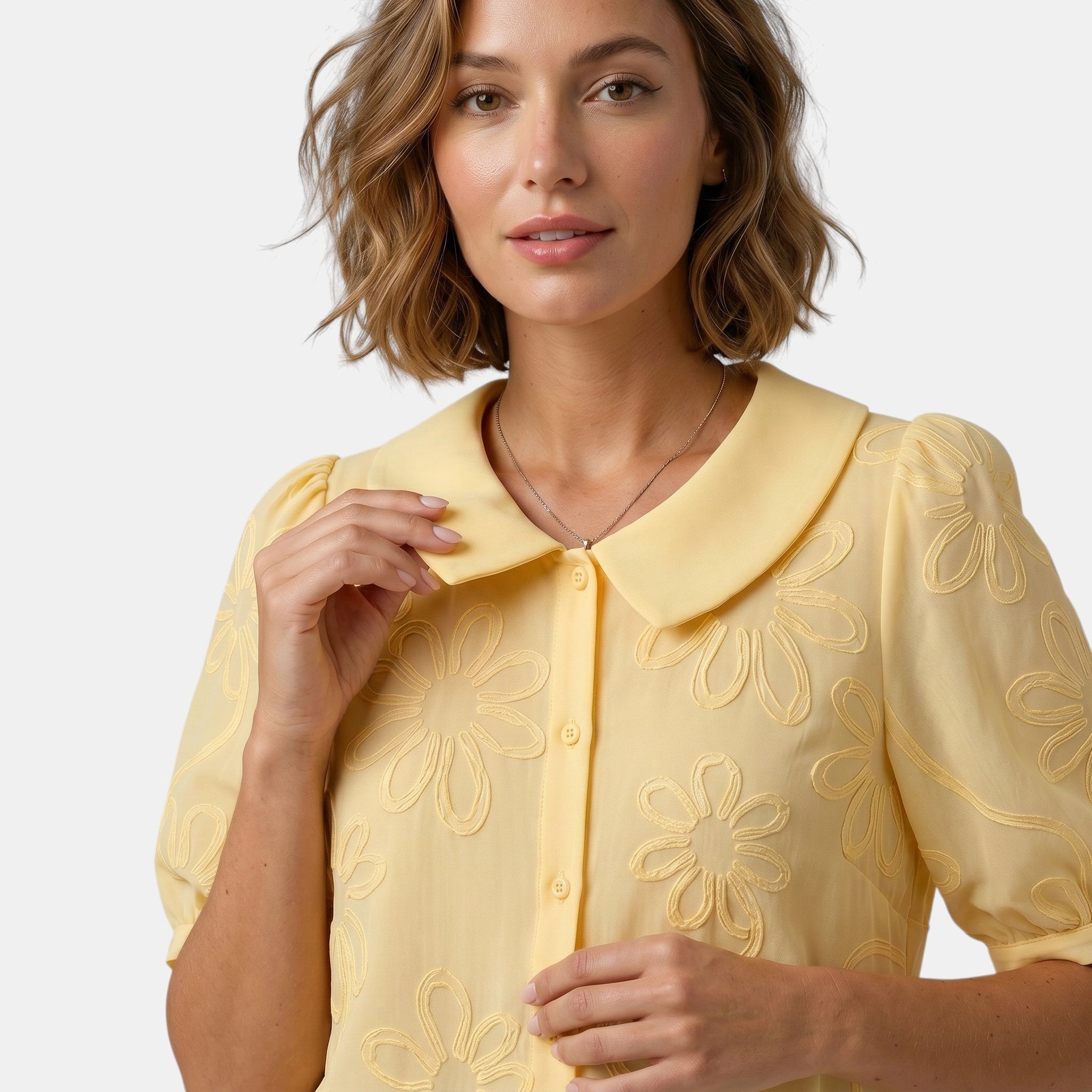 Armaxio | Women's V Neck Floral Top