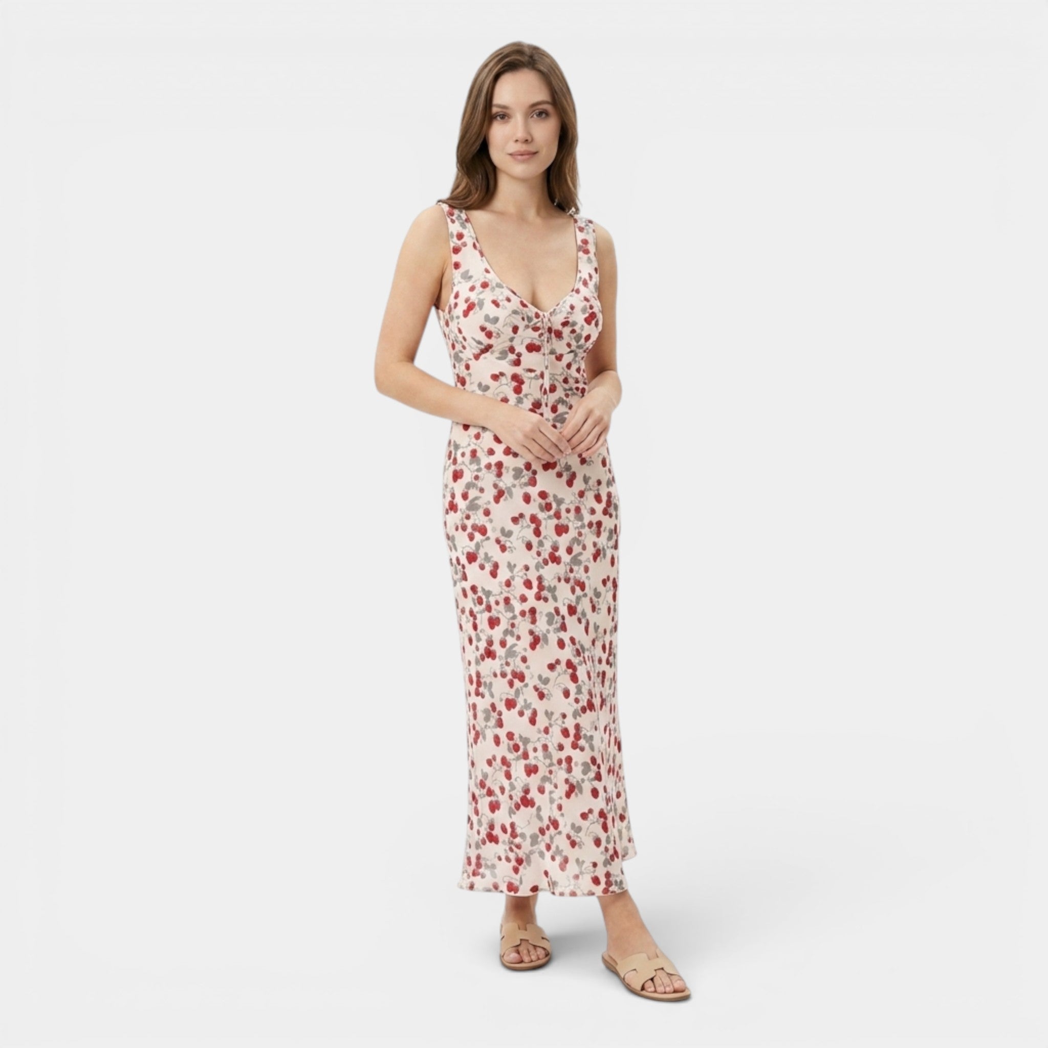 Armaxio | Women’s Summer Maxi Dress Sexy Plunge Sun Dress Casual