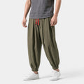 Armaxio | Men’s Linen Blend Pants Comfort Breathable Loose Fit Casual Wear