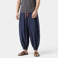 Armaxio | Men’s Linen Blend Pants Comfort Breathable Loose Fit Casual Wear