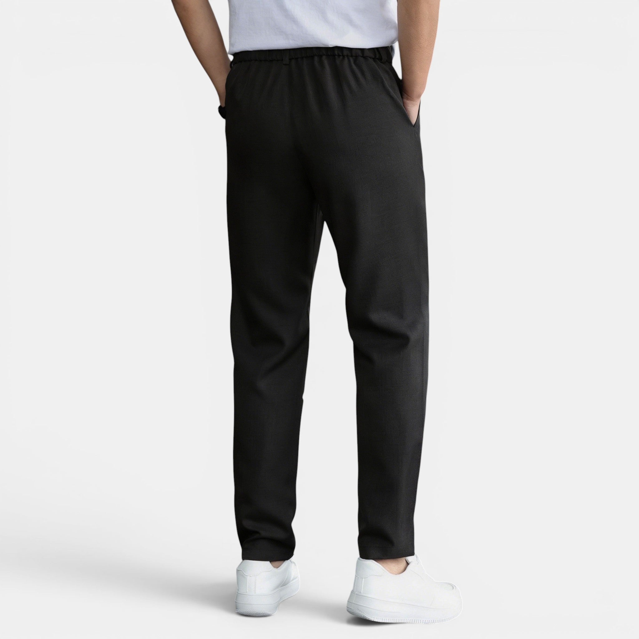Armaxio | Men’s Double Pleated Casual Trousers Regular Fit Business Pants