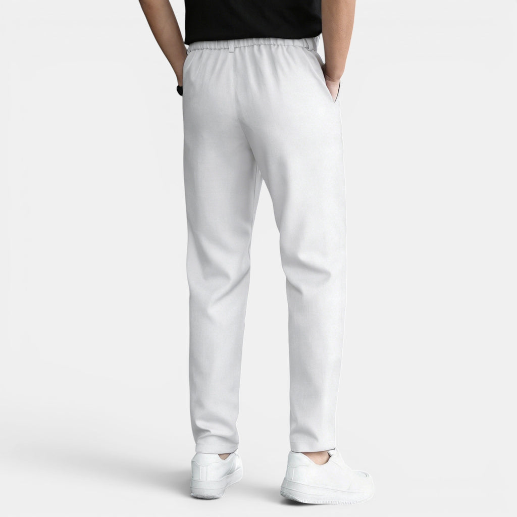 Armaxio | Men’s Double Pleated Casual Trousers Regular Fit Business Pants