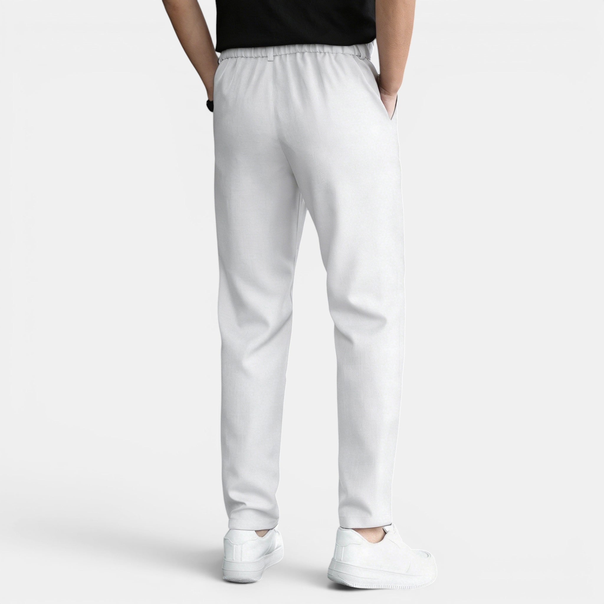 Armaxio | Men’s Double Pleated Casual Trousers Regular Fit Business Pants