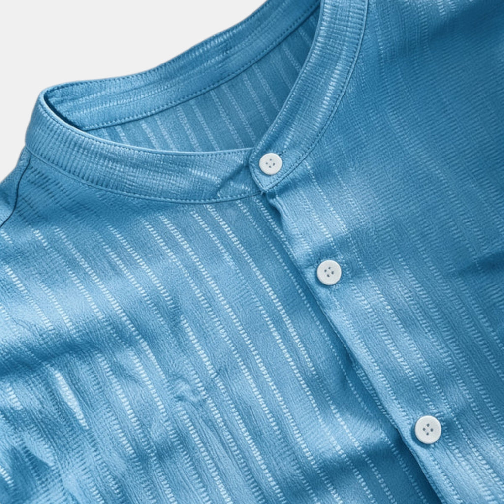 Armaxio | Men’s Striped Shirt and Pants Set Casual Summer 2 Piece